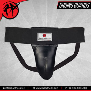 Best Quality PU Cow Hide Leather No Foul <b>Groin</b> <b>Guard</b> Protector Black Elastic Boxing and <b>MMA</b> Cup for Abdo Muay - Product Image 5