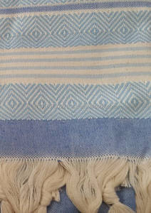 Eti Diamond Manta de toalla turca, manta de playa, 100% algodón, pestemal, hammam Classic Collection Manta de tiro. - Product Image 4