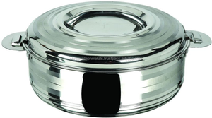 Casseroles et marmites classiques en acier inoxydable sans BPA avec couvercle en acier inoxydable, chauffe-plats isolé, écologique, qualité alimentaire - Product Image 3