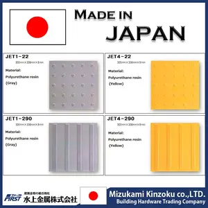 Stainless Steel and Durable floor tile Tactile Paving sheet made in Japan