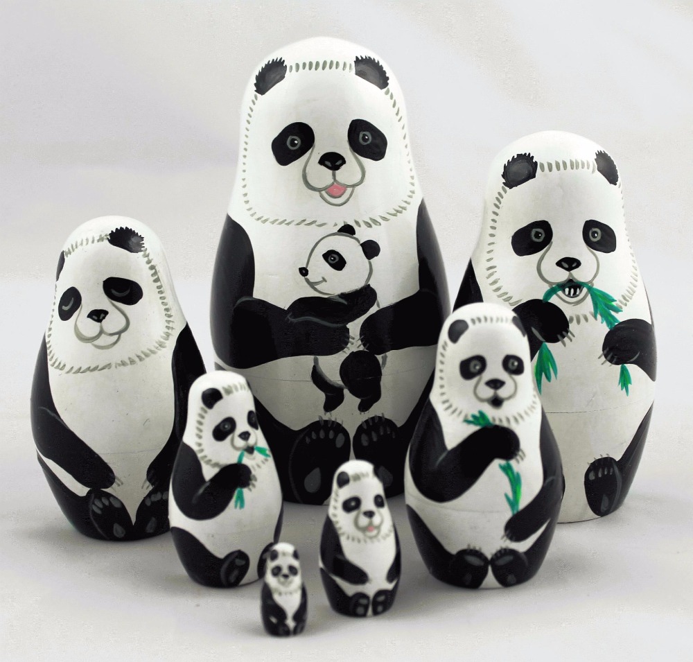Chinese Nesting Dolls Crafted in the Style of Matryoshka
