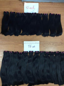 Recto 	 Extensiones de Cabello Humano Natural Liso Vietnamita, Paquete de Cabello Virgen que se Puede Decolorar - Product Image 3