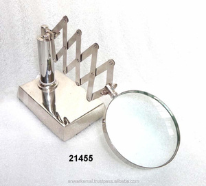 Vente en gros Fabricant indien en stock Loupe nautique de luxe en laiton nickelé pour la maison et le bureau - Product Image 1