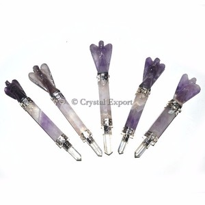 Obelisco de Chakra al por Mayor con Cristal de Cuarzo y Estrella Merkaba - Product Image 6