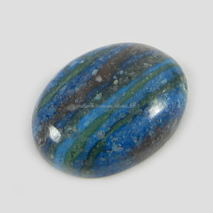 หินแคลซิลิก้าสีรุ้งธรรมชาติ15X20มม. รูปไข่2.55 Gms Cabochon ขายส่งพลอยหลวม - Product Image 4