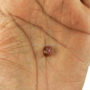 Turmalina Rosa Natural de 2.2 Quilates, Cuarzo, Cabujón Ovalado de 7x9 mm, Piedra Preciosa IG3491 - Product Image 1