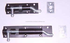 OMG Industries Puerta de jardín Cobertizo Puerta corredera Torre Perno Negro - Product Image 5