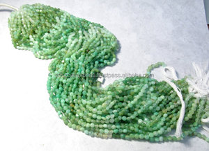 ลูกปัดเหรียญพลอยสีเขียวคริสโซเพรสลูกปัดแก้วทรงหลวม/คริสตัล/โคมไฟสำหรับทำเครื่องประดับ - Product Image 2