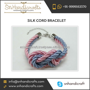 Braided Silk Cord <b>Bracelet</b> Pastel Color at Best Price Handmade Magic - Product Image 1
