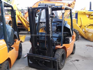 Montacargas TOYOTA FD30 Usado Original de Japón de 3 Toneladas, Altura de Elevación de 3 m, Buen Estado, en Venta - Product Image 2