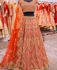 पारंपरिक शादी ब्राइडल lehenga चोली डिजाइन 2019