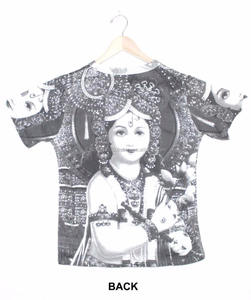 Unisex dios hindú de la Deidad señor Hare Krishna Vishnu Govinda Gopala TeeTshirt camisa Hippie indio Dj arte T-camisa de M / L / Xl - Product Image 2