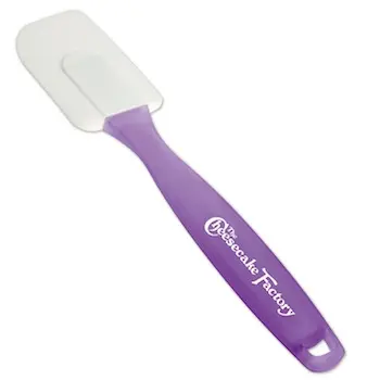 Silikon Spatula-silikon spatula bileşen can kolu sıcaklık üstü 450'F, logonuzla birlikte gelir