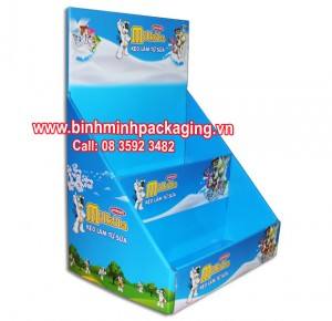 Milkita ชั้นวางกระดาษวางจอแสดงผลชั้นวาง BMP-Display,ที่กำหนดเองสีร้านค้าปลีกโลโก้ที่กำหนดเองโปรโมชั่นที่ทำด้วยมือ - Product Image 2