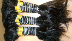 Venta al por mayor 100% Bulk Raw Indian Beauty Color Remy Virgin Hair Extensions Mejor Calidad Cabello Humano a Precio Barato - Product Image 2