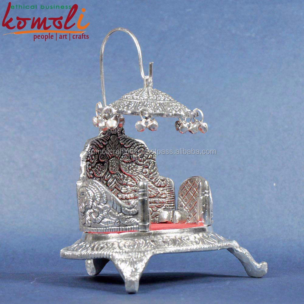 Plateau Décoratif Chaab à Paillettes – Mariage Indien, Pooja, Noël – Neuf