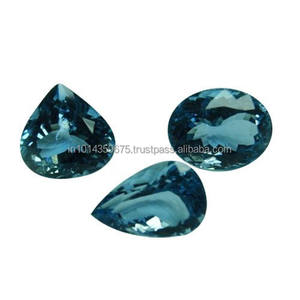 Piedra tallada de Aguamarina Natural, piedras preciosas de Color, venta al por mayor - Product Image 1