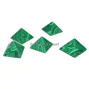 Synthetic Malachite Pyramids : Buy Pyramids Form Agate Export