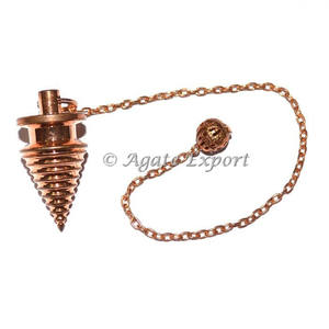 Trenzado de cobre latón péndulos: cobre péndulo: péndulos - Product Image 1