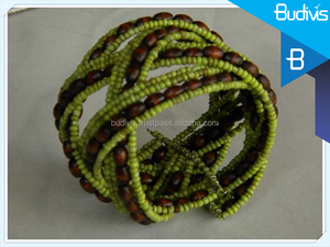 Gargantilla de cuentas bohemias modelo superior, pulsera hecha a mano, cuentas de madera para aniversario, moda, estilo Bali - Product Image 4