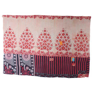 Kantha Edredón Gudari GD084 Kantha Edredón Gudari Indio Reversible cosido a mano tiro pesado viejo Sari Manta parche Trabajo pesado - Product Image 2