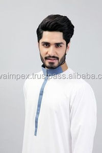 Thobe เสื้อผ้าอิสลามผู้ชาย daffah สวดมนต์ชุดมุสลิมแบบดั้งเดิมออกแบบได้ตามต้องการ - Product Image 2