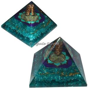 Pirámide de Orgón de Yoga de Cuarzo de Cristal más Tendencia | Protección EMF Curación de Piedra de Orgón Pirámides Curación Artesanía de Piedra de Cristal - Product Image 1