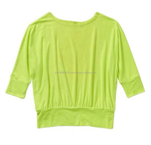 Blusa de manga 3/4 para mujer, 95% algodón, 5% licra, - Product Image 1