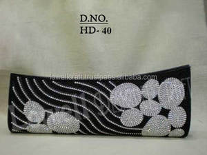 Lowellcraft Satin Geometric Hand Clutch <b>Purse</b> - Product Image 5