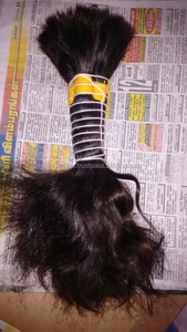 Cabello humano indio a granel trenzado 12A grado mejor calidad cabello humano Remy indio textura natural y color natural - Product Image 5