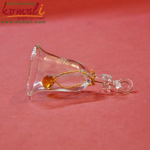 Campana de cristal transparente con Cruz, adorno navideño al por mayor para decoración de árboles, decoración festiva religiosa y regalos - Product Image 3