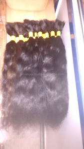 Cabello 100% natural sin procesar, pelo indio virgen a granel, color permanente - Product Image 5