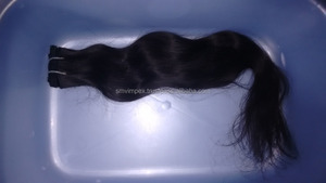 Extensions de Cheveux Humains Indiens Vierges Remy Super Tissage Textures Droites Ondulées et Bouclées - Product Image 5