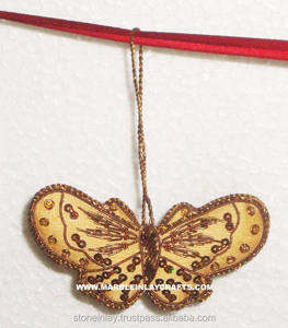 Yellow <b>Butterfly</b> Tree Christmas <b>Ornaments</b> - Product Image 1