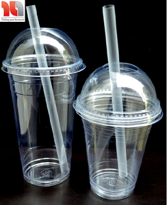 Tasses à café transparentes à paroi unique de haute qualité 8oz 12oz 16oz avec couvercle - Product Image 6