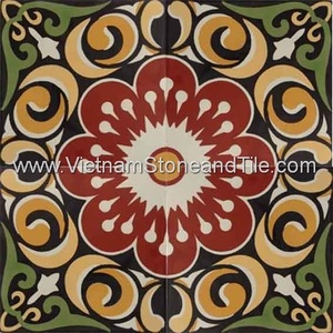 Ubin Semen Produk VST-Ubin Semen Buatan Tangan Encaustic Harga Wajar dari Vietnam - Product Image 3