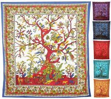 Indien arbre de vie tapisserie Hippie tenture murale couvre-lit bohème décoratif pique-nique couverture arbre tapisseries mur taille QUEEN - Product Image 6