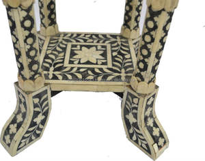 Muebles de sala de estar con incrustaciones de hueso indio de madera maciza, diseño moderno con altura ajustable para uso doméstico - Product Image 4