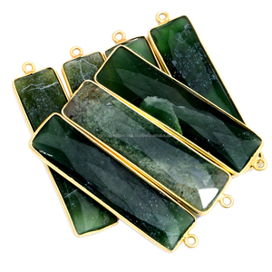 Conector de Bisutería en Forma de Barra Serpentina para Gemas - Conector de Gemas Chapado en Oro para Niños - Product Image 2