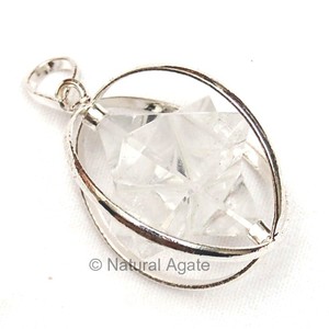Colgantes de estrella Merkaba de cristal: compra en línea de exportación de piedras preciosas - Product Image 1