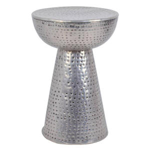 Hammered Drum Table Antique Finished Metal Aluminium Drum <b>Coffee</b> Table Hammered <b>Mushroom</b> Design Luxury Side Table - Product Image 1