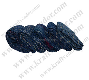 Wholesale Vintage Indigo Kantha Quilt <b>Blue</b> Colour Reversible Kantha <b>Throw</b> - Product Image 2