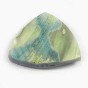 Wholesale Various High Quality <b>Abalone</b> <b>Shell</b> 0.75 gms 17mm Trillion Cabochon Gemstone For Jewelry IG0795 - Product Image 2