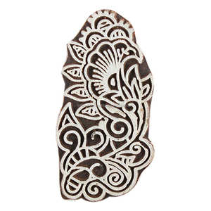 Blocs d'impression en bois floral vintage Vente en gros Blocs d'artisanat en bois - Product Image 1
