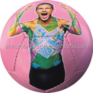 Mini pelotas de fútbol de cuero de goma PU PVC promocionales, tamaño 4 5, pelotas de fútbol, partidos deportivos, logotipo impreso personalizado fabricado - Product Image 2