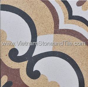 Encaustic Handmade Cement <b>Tiles</b> in Terrazzo Finish Anti-slip Ability to Help the Paving Floor Not Be <b>Covered</b> with Moss and Moss - Product Image 3