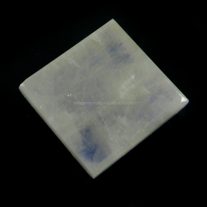 Natural Rainbow moonstone Square Cabochon 19mm 7.49 gms - Product Image 4