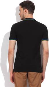 T-shirt décontracté pour homme noir à prix avantageux 100% coton à manches courtes - Product Image 2