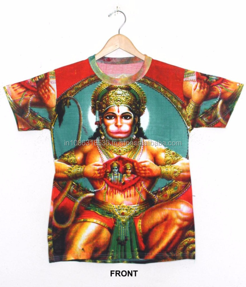 Индуистское божество Sri Ram Pavanputra HANUMAN Bajrang Bali Om Yoga футболка хиппи Dj Art футболка M / L / Xl