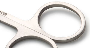 NGHIA Ciseaux à sourcils en acier inoxydable fini or ES-04 de haute qualité Ensemble de manucure de haute qualité fabriqué au Vietnam - Product Image 4